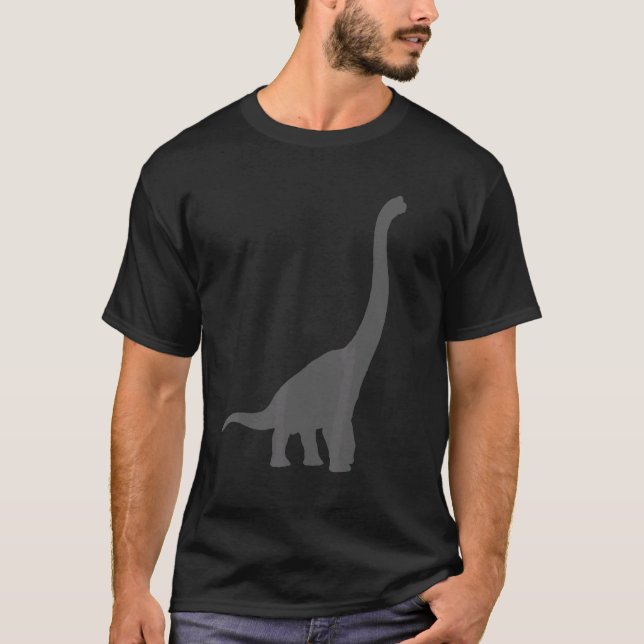 Dinosaur Brachiosaurus T Shirt (Framsida)