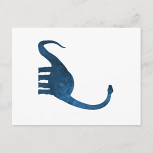 Dinosaur - Brontosaurus - Art Vykort