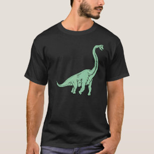 Dinosaur Brontosaurus Cute Prehistorisk fotnotsdos T Shirt