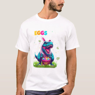 Dinosaur Bunny T rex Boys Shirt