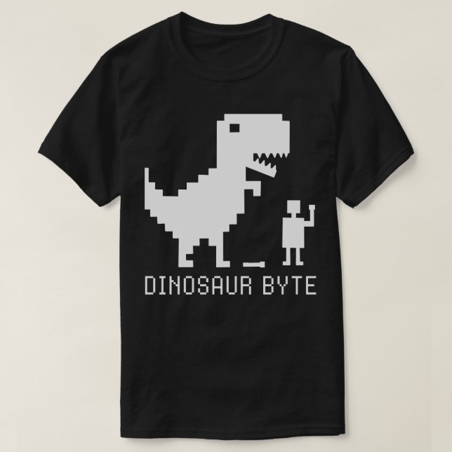 Dinosaur Byte T Shirt (Design framsida)