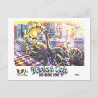 Dinosaur Cafe Vykort