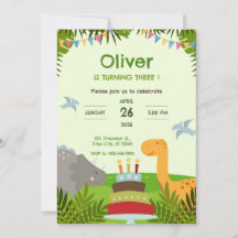  Dinosaur Cake Birthday Party
