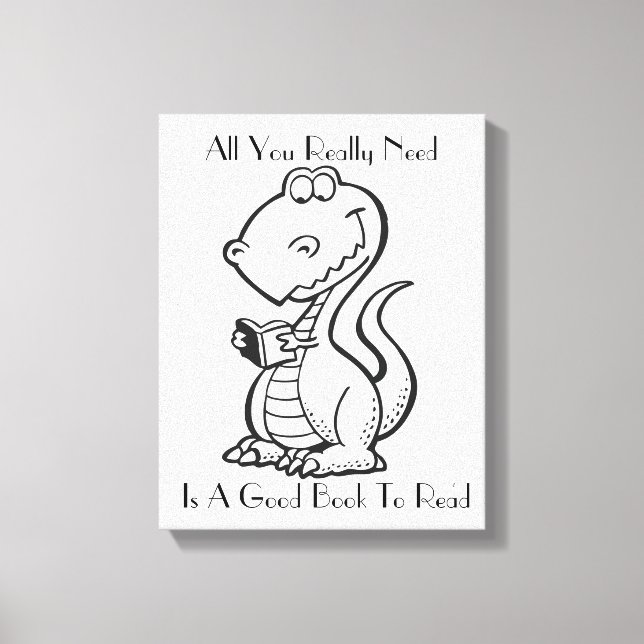 Dinosaur Canvas Art (Framsida)