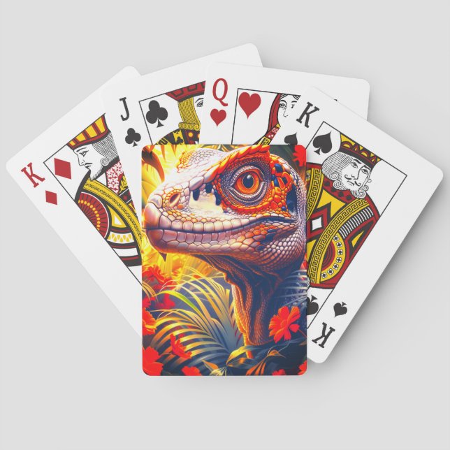 Dinosaur Casinokort (Baksidan)