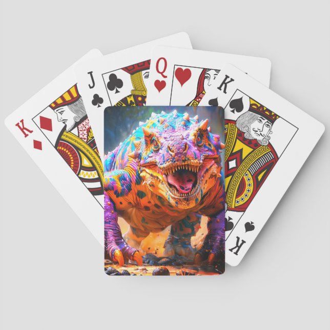 Dinosaur Casinokort (Baksidan)