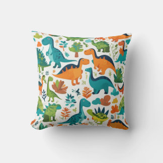 Dinosaur Character Pillow Cushion Kudde