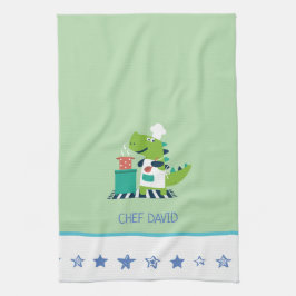 Dinosaur Chef Kitchen Towel Kökshandduk