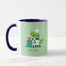 Dinosaur Chef Personalized Mug Mugg
