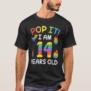 Dinosaur Chick Pinapple Foot Pop Jag är 13 år T Shirt