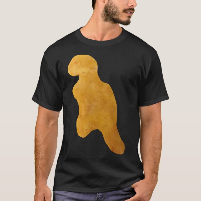 Dinosaur Chicken Nugget T Rex   T Shirt (Framsida)