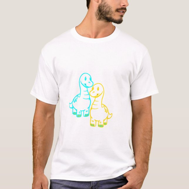 Dinosaur Child Children T Shirt (Framsida)