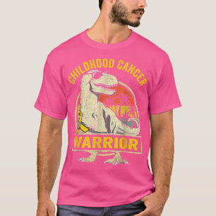 Dinosaur Children Cancer Warrior i september T Shirt