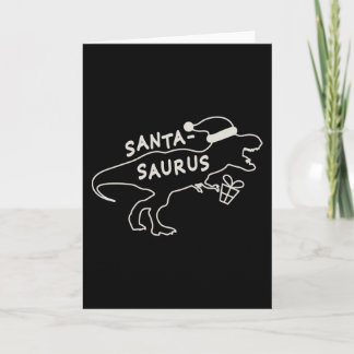 Dinosaur Christmas Kid Gift, Family Xmas Costumes Kort