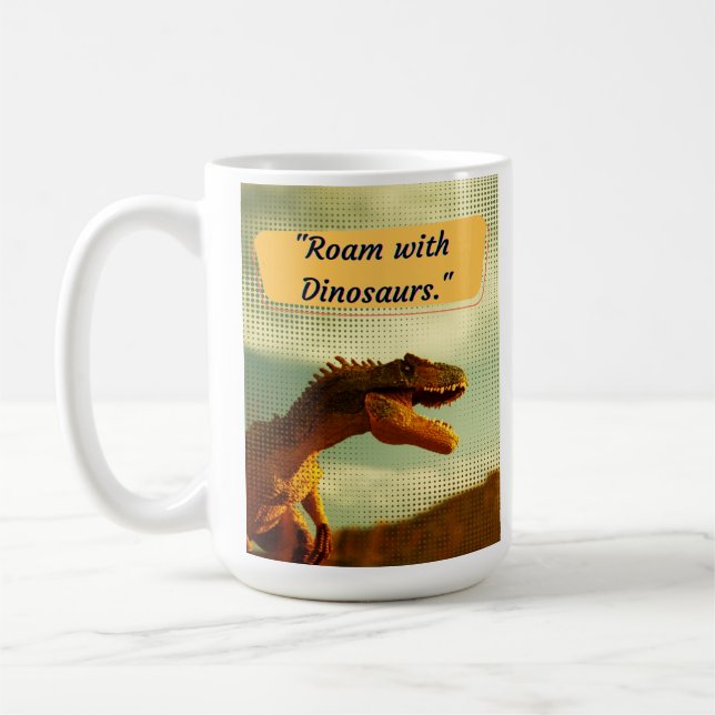 DINOSAUR-CITAT DESIGN KAFFEMUGG (Vänster)