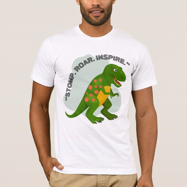 dinosaur citat t shirt (Framsida)