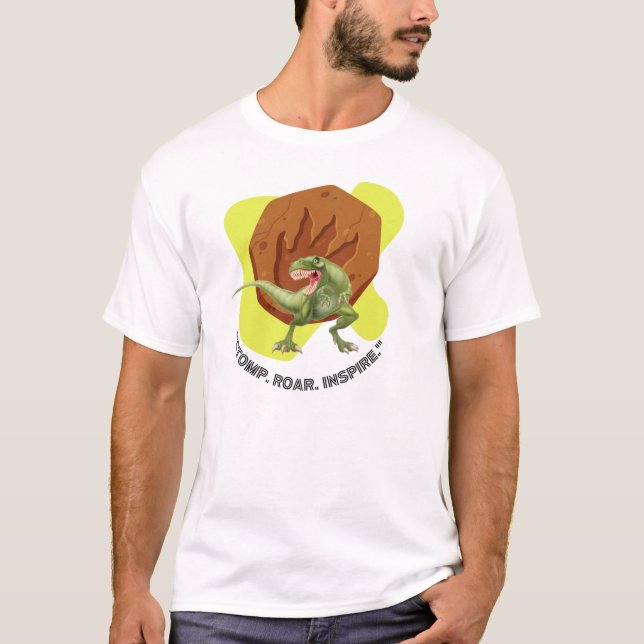 dinosaur citat t shirt (Framsida)