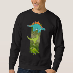 Dinosaur Collection Archosaur Jurassic Saurian Din Lång Ärmad Tröja
