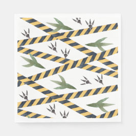Dinosaur Construction Party Napkins Pappersservett