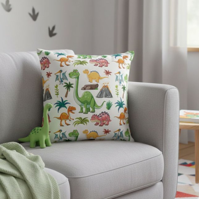 Dinosaur cushion kids dinosaur pillow kudde (Skapare uppladdad)