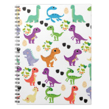 Dinosaur Cute Spiral fotoportbok