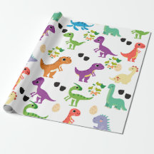Dinosaur Cute Wrapping Papper