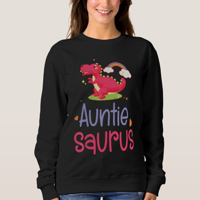 Dinosaur Dansar Glad Dag Mig Du Faster Saurus Ni T Shirt (Framsida)