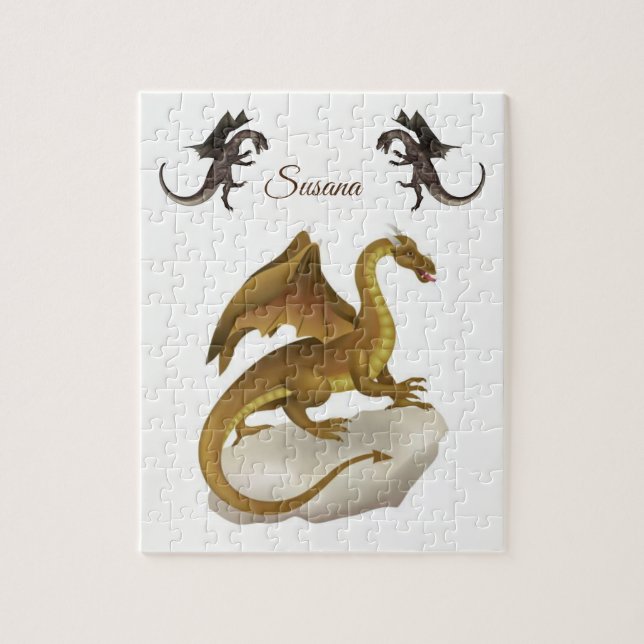 Dinosaur Decorative Jigszle Puzzle Pussel (Vertikal)