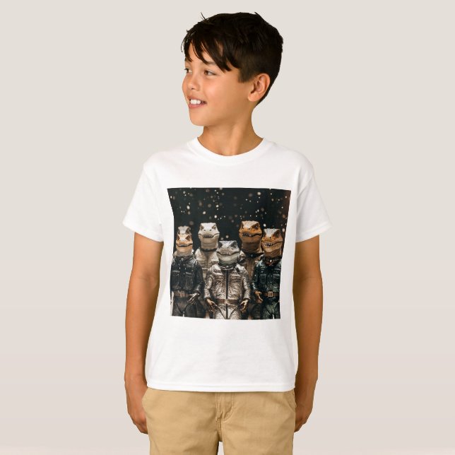 Dinosaur Defenders T Shirt (Hel framsida)