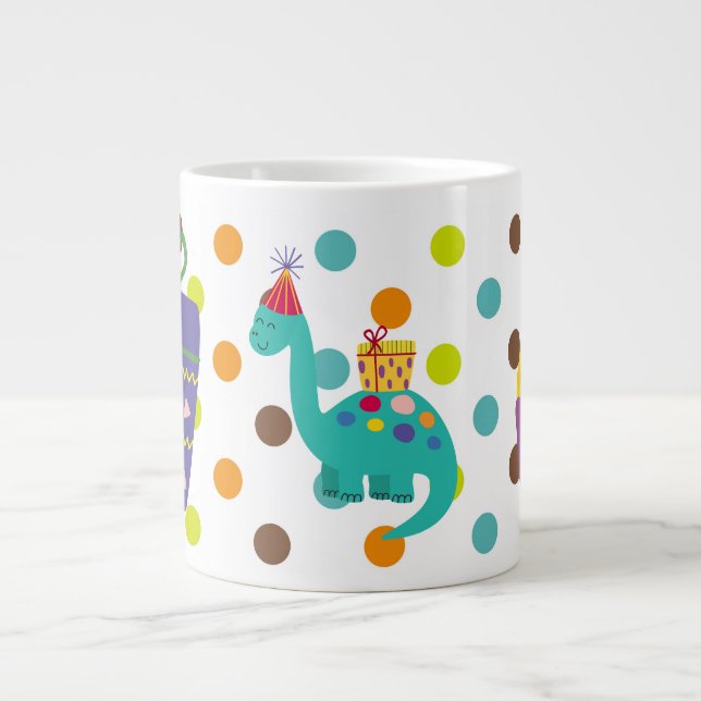 Dinosaur Delight: RoarFfic Coffee Mugg! Jumbo Mugg (Framsidan)