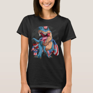 Dinosaur den 4:e amerikanska superhjälten t shirt