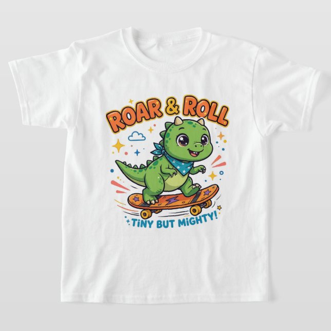 Dinosaur design t-shirt (Laydown)
