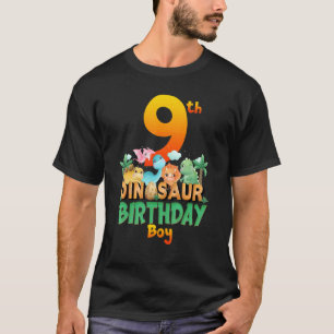 Dinosaur Dino Birthday Boy Trex Group Matching Age T Shirt