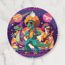 Dinosaur Disco Gräver skum Gåvor Etiketter