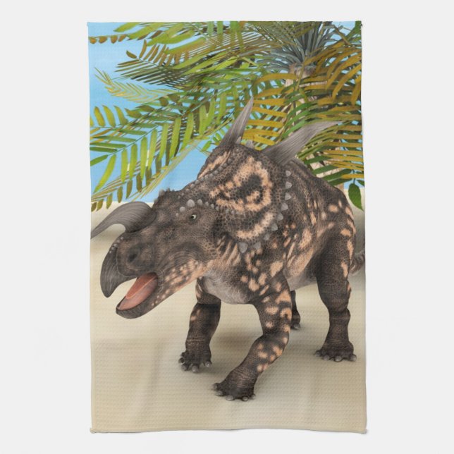 Dinosaur Einiosaurus Kökshandduk (Vertikal)