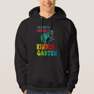Dinosaur Elev Hittar Tillbaka Till Skolan Jag Är R Hoodie