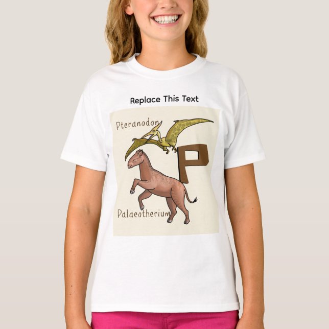 Dinosaur eller förhistorisk djur T-shirt (Framsida)
