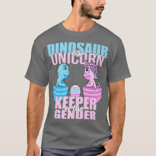 Dinosaur eller Unicorn-innehavare av Genderna Reve T Shirt