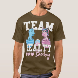 Dinosaur eller Unicorn Team Healthy Baby Gender Re T Shirt