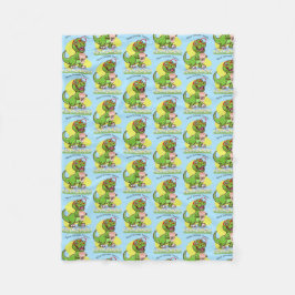 DINOSAUR ERA-TECKNAD FLEECEFILT