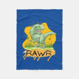 DINOSAUR ERA-TECKNAD FLEECEFILT