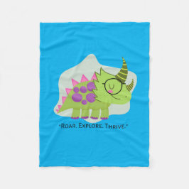 DINOSAUR ERA-TECKNAD FLEECEFILT