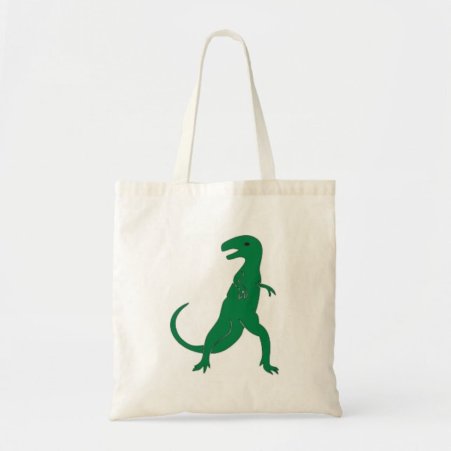 Dinosaur Essential Tote Bag Tygkasse (Framsidan)