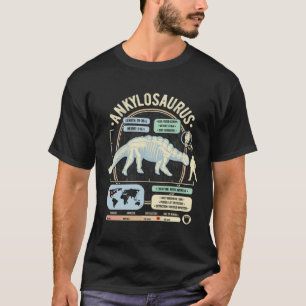 Dinosaur Facts - Ankylosaurus Science & Anatomy Gi T Shirt