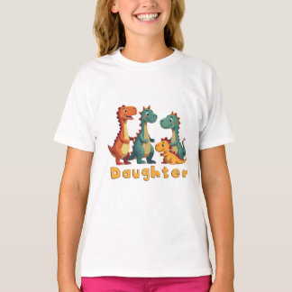 Dinosaur Family T-Shirt (dotter)