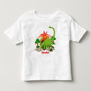 Dinosaur fantasyön DIY namn volcano-barn T Shirt