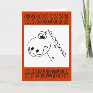 Dinosaur (Färg me) Kort