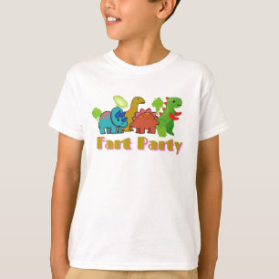 Dinosaur Fart Party T Shirt