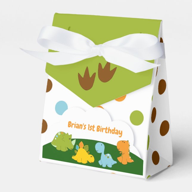 Dinosaur-favoritruta Presentaskar (Framsidan Sidan)