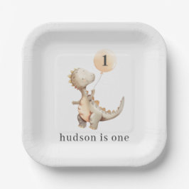 Dinosaur First Birthday Balloon